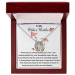 Bonus Mom Necklace, Other Mother Necklace, Gift For Bonus Mom Second Mom Necklace Mother's Day Lucky In Love Necklace