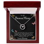 To My Bonus Mom Necklace Love Always Greatest Mother's Day Gift Necklace Mother's Day Lucky In Love Necklace