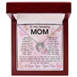 To My Mom Necklace From Son Gift Ideas For Mother's Day Necklace Mother's Day Lucky In Love Necklace