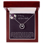 Daughter Necklace, Daughter loss of mom necklace gift, mother passing, loss of mother, sympathy In Memory Of Your Mother Necklace Mother's Day Lucky In Love Necklace