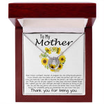 Mom Necklace, To My Mother Necklace Gift For Mom, Mother's Day Necklace From Daughter Son Mother's Day Lucky In Love Necklace