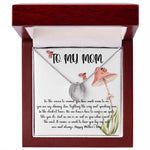 Mom Necklace, Gift Necklace For Mom Always Love You, Mother Necklace Mother's Day Lucky In Love Necklace
