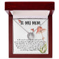 Mom Necklace, Gift Necklace For Mom Always Love You, Mother Necklace Mother's Day Lucky In Love Necklace