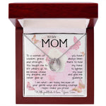 To My Mom Necklace To A Woman Of Wisdom Mother's Day Gift For Mom From Son Mother's Day Lucky In Love Necklace