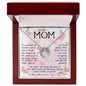 To My Mom Necklace To A Woman Of Wisdom Mother's Day Gift For Mom From Son Mother's Day Lucky In Love Necklace