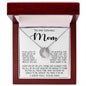 To My Loving Mom Gift for Mother Necklace Sentimental Mothers Day Thoughtful Present From Son Mother's Day Lucky In Love Necklace