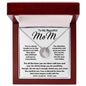 To My Beautiful Mom Necklace The Best Mom Anyone Could Wish For, Mother's Day Gift Necklace Mother's Day Lucky In Love Necklace