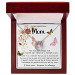 Mom Necklace Gift - To My Mom - Twists & Turns Gift Set Mom Necklace Mother's Day Lucky In Love Necklace