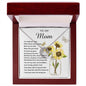 Mom Necklace Gift - To My Mom - You Mean The World For All You Do Mother's Day Necklace Mother's Day Lucky In Love Necklace