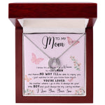 To My Mom Necklace Gift From Son Mother's Day Lucky In Love Necklace