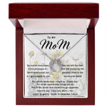 To My Mom Necklace Greatest Mom Mother's Day Gift Necklace Mother's Day Lucky In Love Necklace