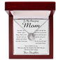 Mom Necklace - To My Amazing Mom Gorgeous Necklace for Mom from Daughter Mother's Day Gift Mother's Day Lucky In Love Necklace