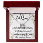 Mom Necklace - To My Mom - Love You Always And Forever - Mother's Day Gift Mother's Day Lucky In Love Necklace