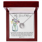 Mom Necklace, Bonus Mom Necklace Gift For Stepmom Necklace Mother's Day Lucky In Love Necklace