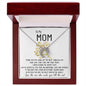 Mom Necklace Gift - To My Mom Necklace - Thank You For Giving Me The Best Things In Life Mother's Day Lucky In Love Necklace