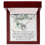 Boyfriend’s Mom Necklace, Gift For Boyfriend’s Mom, To My Boyfriends Mom Necklace Mother's Day Lucky In Love Necklace