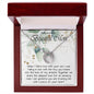 Boyfriend’s Mom Necklace, Gift For Boyfriend’s Mom, To My Boyfriends Mom Necklace Mother's Day Lucky In Love Necklace