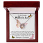 Mom Necklace Gift - To My Lovely Mother In Love - Always & Forever, Mom Necklace Mother's Day Lucky In Love Necklace