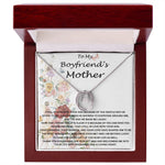 Mother-In-Law Necklace, To My Boyfriend's Mom Gift, Future Mother-In-Law Necklace Mother's Day Lucky In Love Necklace