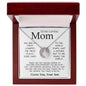 To My Loving Mom Necklace You're The World Necklace Gift For Mom From Son Mother's Day Lucky In Love Necklace
