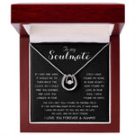To My Soulmate - You Are My Life, My Love, And My Best Friend Mother's Day Necklace Mother's Day Lucky In Love Necklace