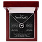 To My Soulmate - You Are My Life, My Love, And My Best Friend Mother's Day Necklace Mother's Day Lucky In Love Necklace
