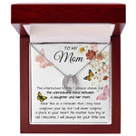 Mom Necklace Gift - To My Mom - Gift From Daughter - Mother's Day Necklace Mother's Day Lucky In Love Necklace