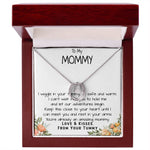 Mommy Necklace, To My Mommy Necklace, Gift For Mom To Be Necklace, Gift For First Time Mom, Expecting Mother Necklace, New Mom Necklace Gift Mother's Day Lucky In Love Necklace