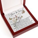 Mom Necklace, Mother and Son Gift, Gift For Mom From Son, Sentimental Gifts For Mom From Son,  Mother's Day Necklace Mother's Day Lucky In Love Necklace