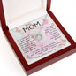 To My Mom Necklace To A Woman Of Wisdom Mother's Day Gift For Mom From Son Mother's Day Lucky In Love Necklace