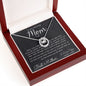 To My Mom Necklace, To My Beautiful Mom Necklace, Mother's Day Gift For Mom From Son, Thank You Mom Mother's Day Lucky In Love Necklace