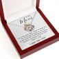 To My Mom - I Love You Mom, Mother's Day Necklace Mother's Day Lucky In Love Necklace