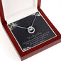 To My Mom Necklace -Mother's Day Gift For Mom From Son, Thank You Mom Mother's Day Lucky In Love Necklace