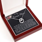 To My Bonus Mom Necklace, Thank You For Everything Mother's Day Gift For Mom Mother's Day Lucky In Love Necklace