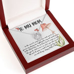 Mom Necklace, Gift Necklace For Mom Always Love You, Mother Necklace Mother's Day Lucky In Love Necklace