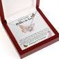 Mom Necklace Gift - To My Lovely Mother In Love - Always & Forever, Mom Necklace Mother's Day Lucky In Love Necklace