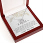 Mom Necklace Mother's Day Gift, To My Mom Necklace, Gift For Mom,  Mother's Day Necklace Mother's Day Lucky In Love Necklace