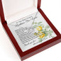 Mother-In-Law Necklace, Thank You To Mother-In-Law Necklace Gift Mother's Day Lucky In Love Necklace