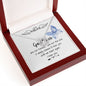 Mom Necklace - I'll Miss You Untill We Meet Again - Mother's Day Gift Mother's Day Lucky In Love Necklace