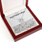 Mother-In-Law Necklace, Gift To My Boyfriend's Mom Necklace, Gift For Future Mother-In-Law Mother's Day Lucky In Love Necklace