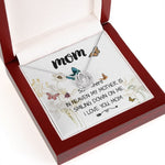 Mom Necklace Gift -Love You Always And Forever - Mother's Day Gift Mother's Day Lucky In Love Necklace
