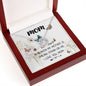 Mom Necklace Gift -Love You Always And Forever - Mother's Day Gift Mother's Day Lucky In Love Necklace