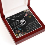 To My Mom Time May Fly Mother's Day Necklace Mother's Day Lucky In Love Necklace