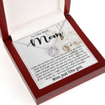 Mom Necklace, Best Mother's Day Gift - To My Mom Best Necklace Mother's Day Lucky In Love Necklace