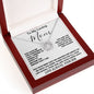 To My Loving Mom - Love Always Your Son Necklace Mother's Day Lucky In Love Necklace