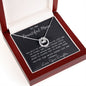 To My Beautiful Mom Necklace, Thank You For Never Ending Love From Daughter, Necklace Gift For Mom Mother's Day Lucky In Love Necklace