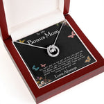 To My Bonus Mom Necklace Love Always Greatest Mother's Day Gift Necklace Mother's Day Lucky In Love Necklace