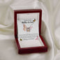 Mom Necklace Gift - To My Lovely Mother In Love - Always & Forever, Mom Necklace Mother's Day Lucky In Love Necklace