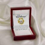 Mom Necklace, To My Mother Necklace Gift For Mom, Mother's Day Necklace From Daughter Son Mother's Day Lucky In Love Necklace