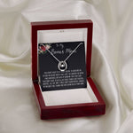 To My Bonus Mom Necklace, Thank You For Everything Mother's Day Gift For Mom Mother's Day Lucky In Love Necklace